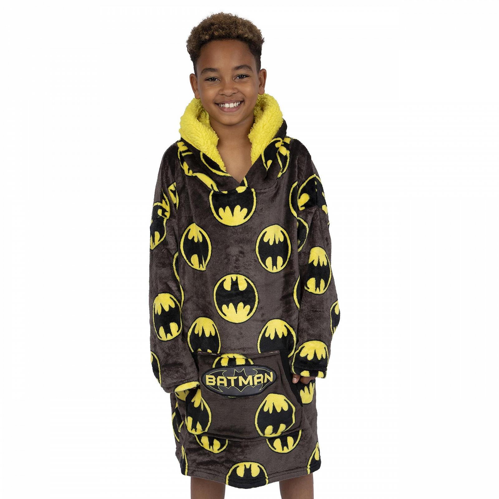 Детский Толстовка-одеяло DC Comics Batman Cерый, фото №7