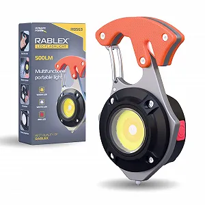 Міні ліхтар робочий LED RB563 500 люмен - USB-C акумуляторний, 6 режимів освітлення, магнітна основа - ліхтар для ключів - Фото 1