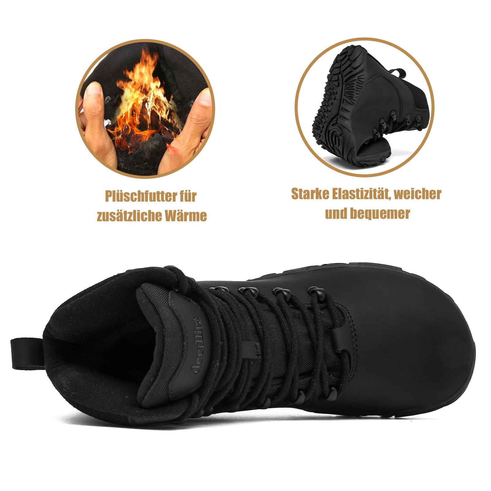 Черевики Deedlite Max Barefoot Водонепроницаемые зимние унисекс, фото №4
