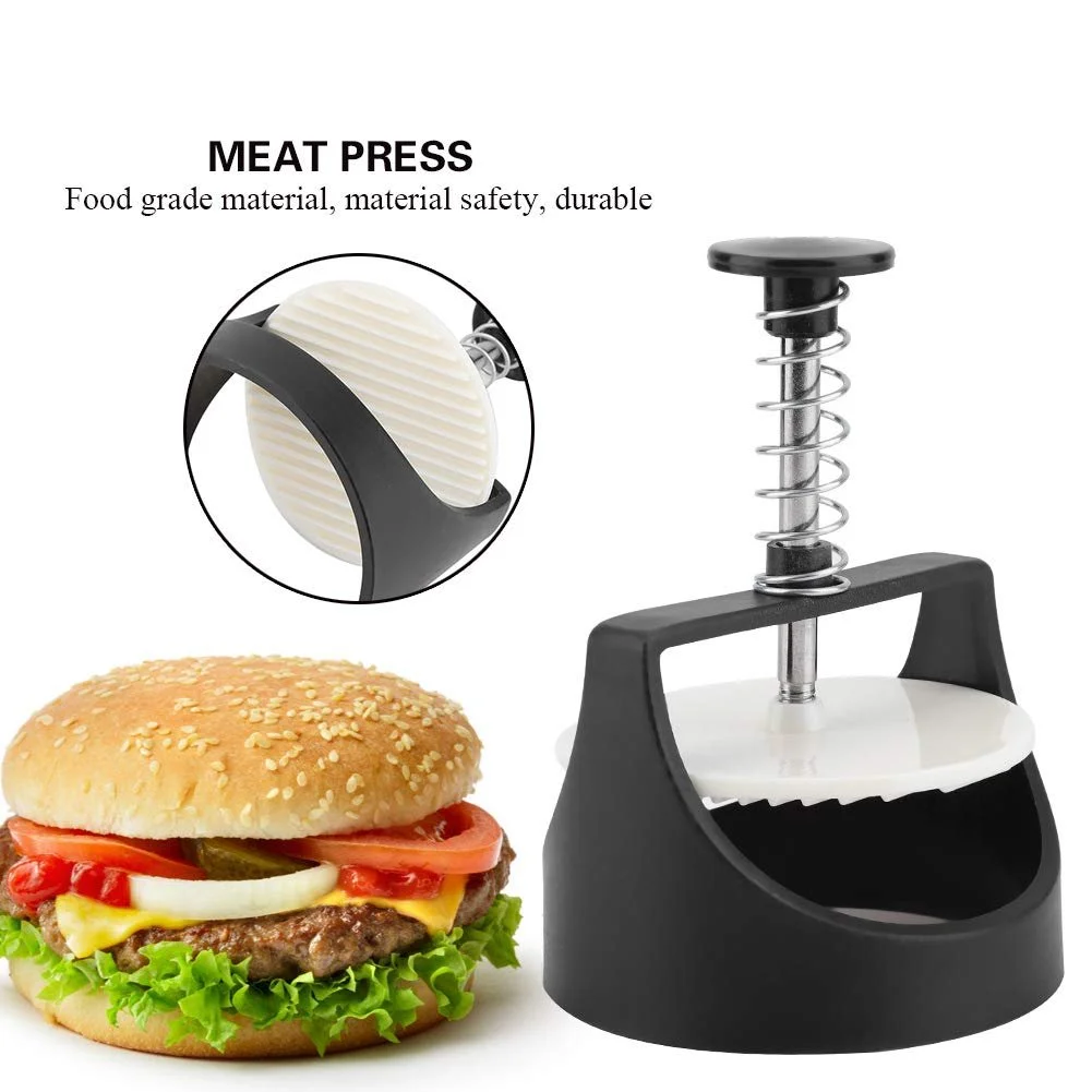 Пресс для бургеров Adjustable Hamburger Meat Maker Регулируемый 6,3 x 4,1 дюйма Stainless Steel BPA-Free, фото №4 Пресс для бургеров Adjustable Hamburger Meat Maker Регулируемый 6,3 x 4,1 дюйма Stainless Steel BPA-Free, фото №4
