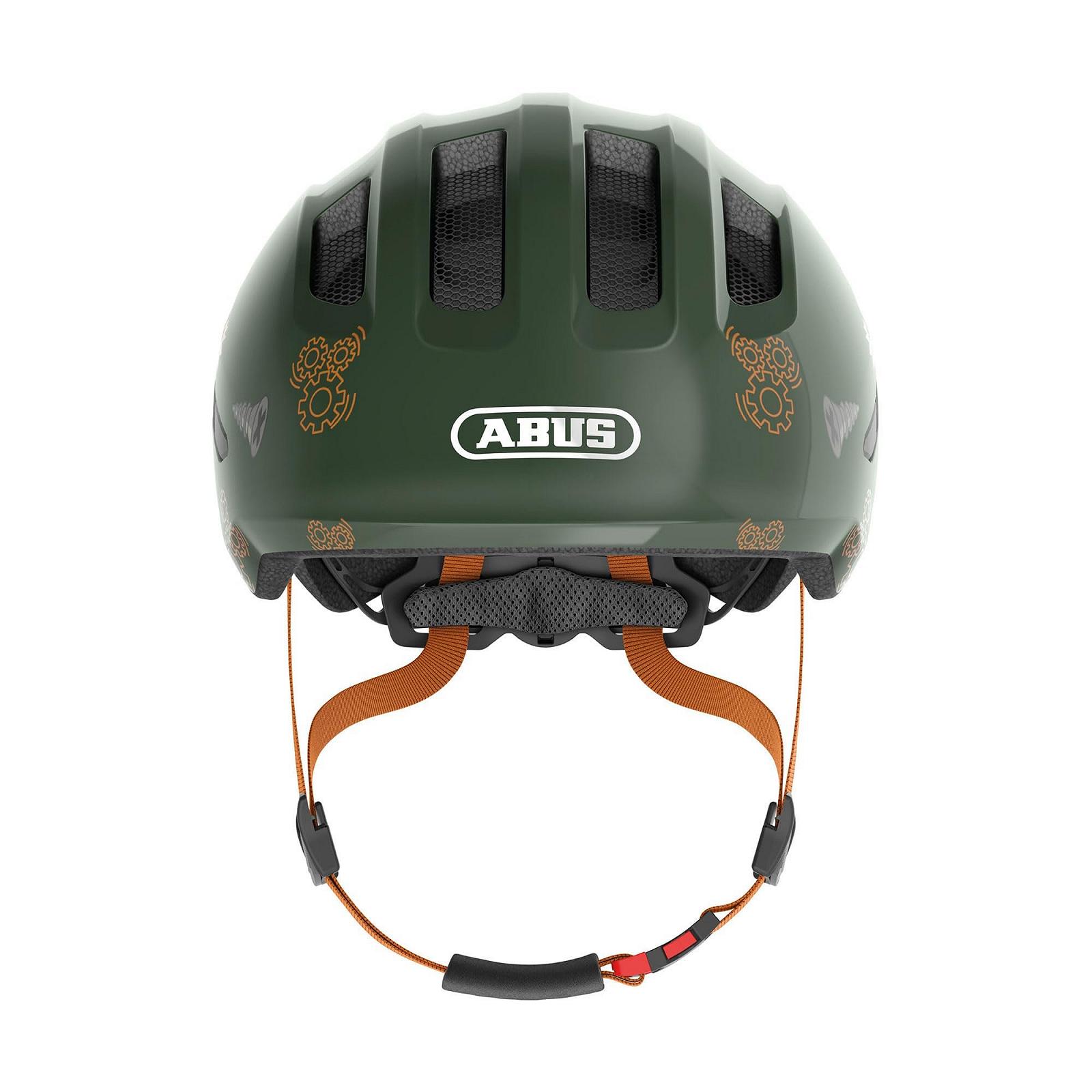 Шолом велосипедний дитячий ABUS Smiley 3.0, зелений з роботом, розмір S, 45–50 см, фото №2