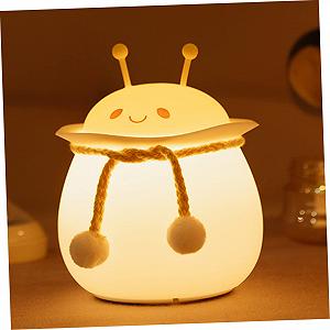 Светильник Ciieeo LED USB Силикон Ночник Сенсорная лампа Тёплый свет Светильник в форме животных Подарки для малышей synthetic.ua - Фото 1