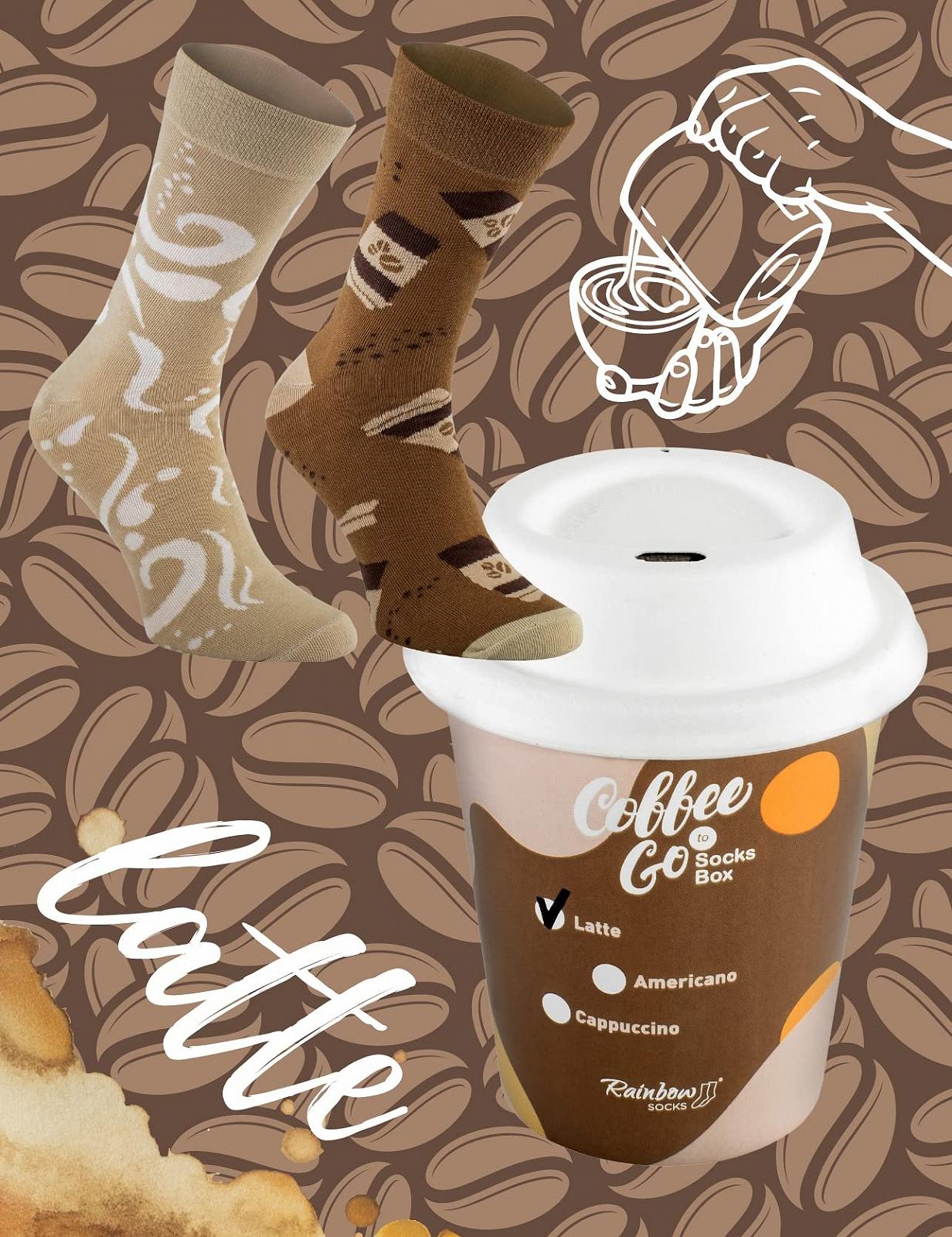 Шкарпетки Rainbow Socks у формі кавової чашки - 4 варіанти, фото №2