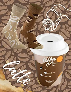 Шкарпетки Rainbow Socks у формі кавової чашки - 4 варіанти synthetic.ua - Фото 1