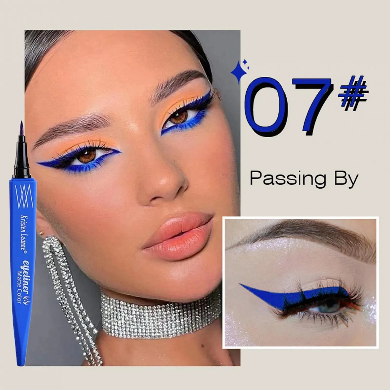 Набір підводок для очей Різнокольоровий 8 кольорів, фото №3