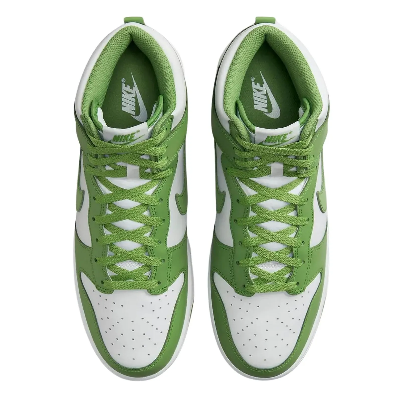 Кроссовки Nike Dunk High Retro Мужские DV0829-101 Белый/Белый/Хлорофилл, фото №3