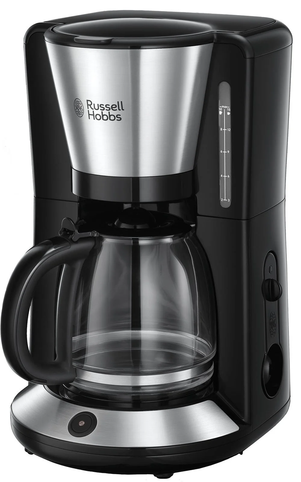 Кофеварка Russell Hobbs Adventure 24010-56, нержавеющая сталь, стеклянный кувшин до 10 чашек, 1.25 л, фото №1