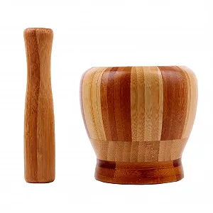 Професійна ступка з товкачиком для спецій з смоли, для подрібнення перцю, часнику - Фото 1