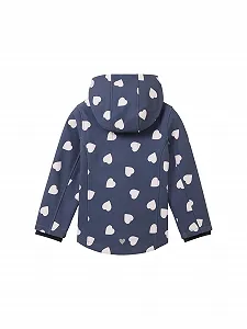 Куртка Softshell TOM TAILOR для дівчат з візерунком у вигляді сердець synthetic.ua - Фото 1