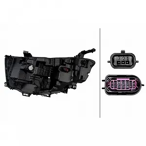 Фара HELLA 1EX 015 152-621 для RENAULT, правая synthetic.ua - Фото 1