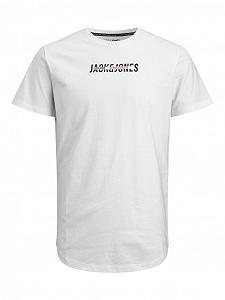 Футболка Jack&Jones JJTEO TEE SS 12200238 Маленький Принт Белый L - Фото 1