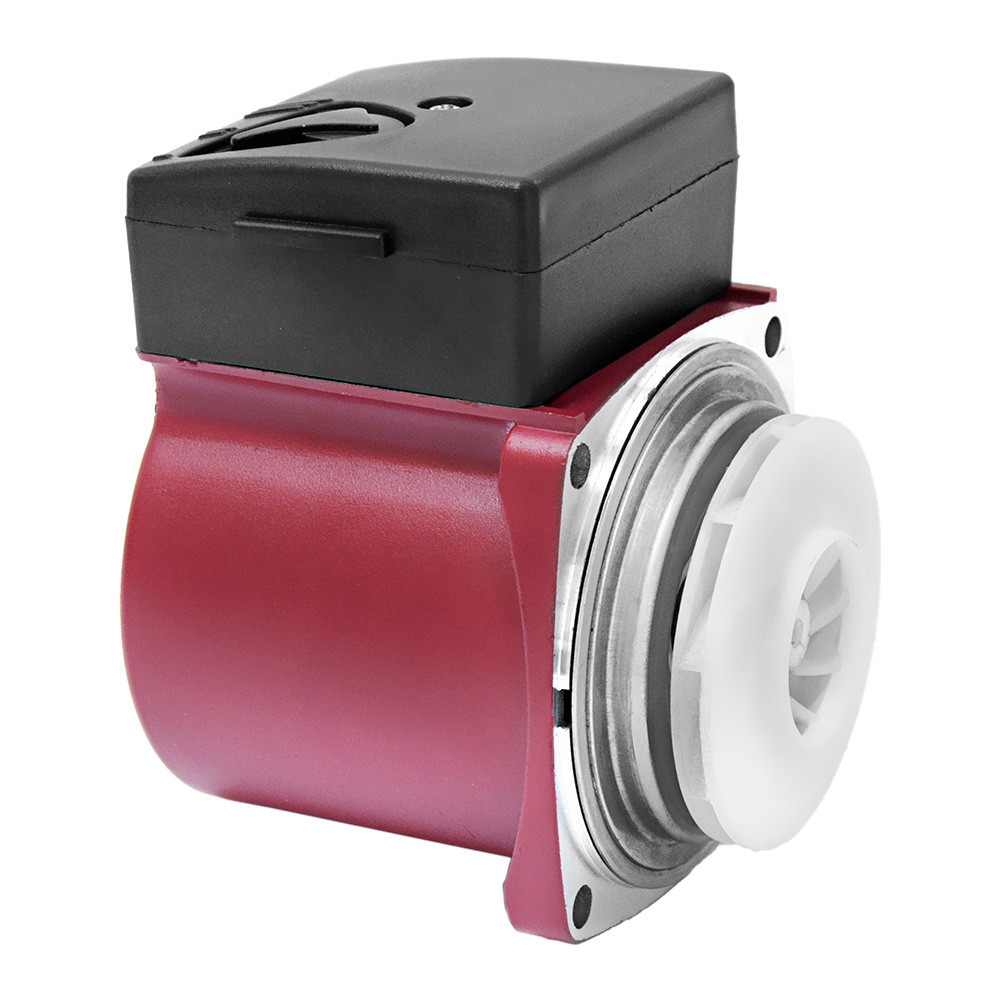 Насос циркуляційний 75Вт Hmax 4м Qmax 40л/мин Ø11⁄2 180мм бордо + гайкі Ø1 Wetron (774212), фото №8