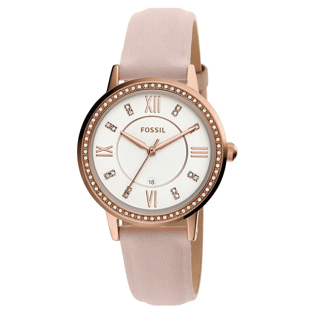 Жіночий аналоговий годинник Fossil Gwen ES4877, рожевий, фото №2 Жіночий аналоговий годинник Fossil Gwen ES4877, рожевий, фото №2