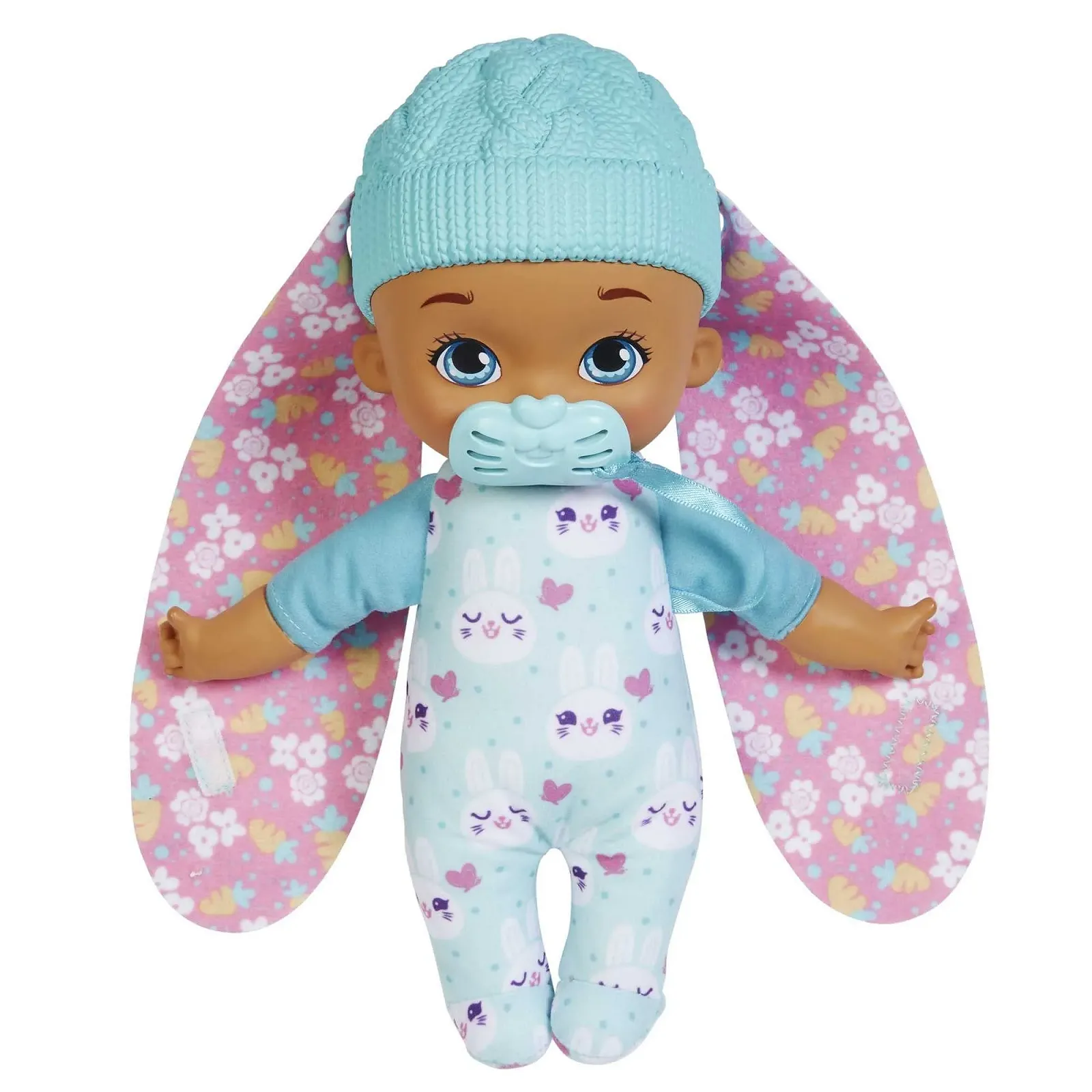 Лялька My Garden Baby Перше зайченя HGC09, м’яке тіло з плюшевими вушками, блакитний, іграшка для малюків від 18 місяців, фото №7 Лялька My Garden Baby Перше зайченя HGC09, м’яке тіло з плюшевими вушками, блакитний, іграшка для малюків від 18 місяців, фото №7