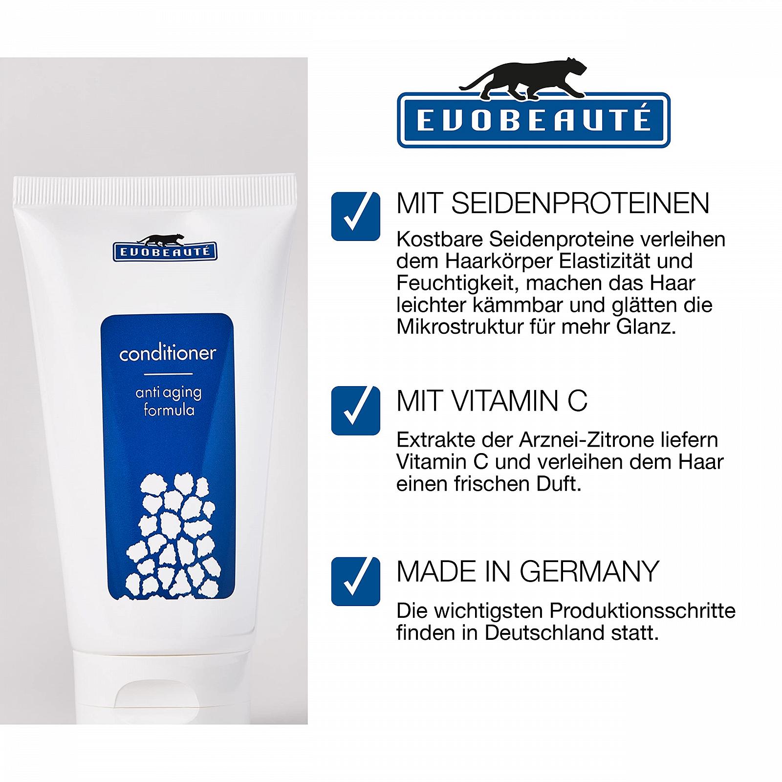 Кондиціонер EVOBEAUTÉ Anti Ageing Formula 150 мл, фото №4 Кондиціонер EVOBEAUTÉ Anti Ageing Formula 150 мл, фото №4