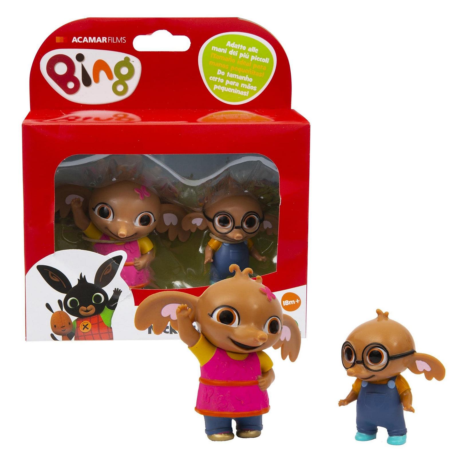 Набор мини-фигурок Giochi Preziosi Bing BNG00L02, 2 шт, Сула и Никки, разноцветный, фото №1