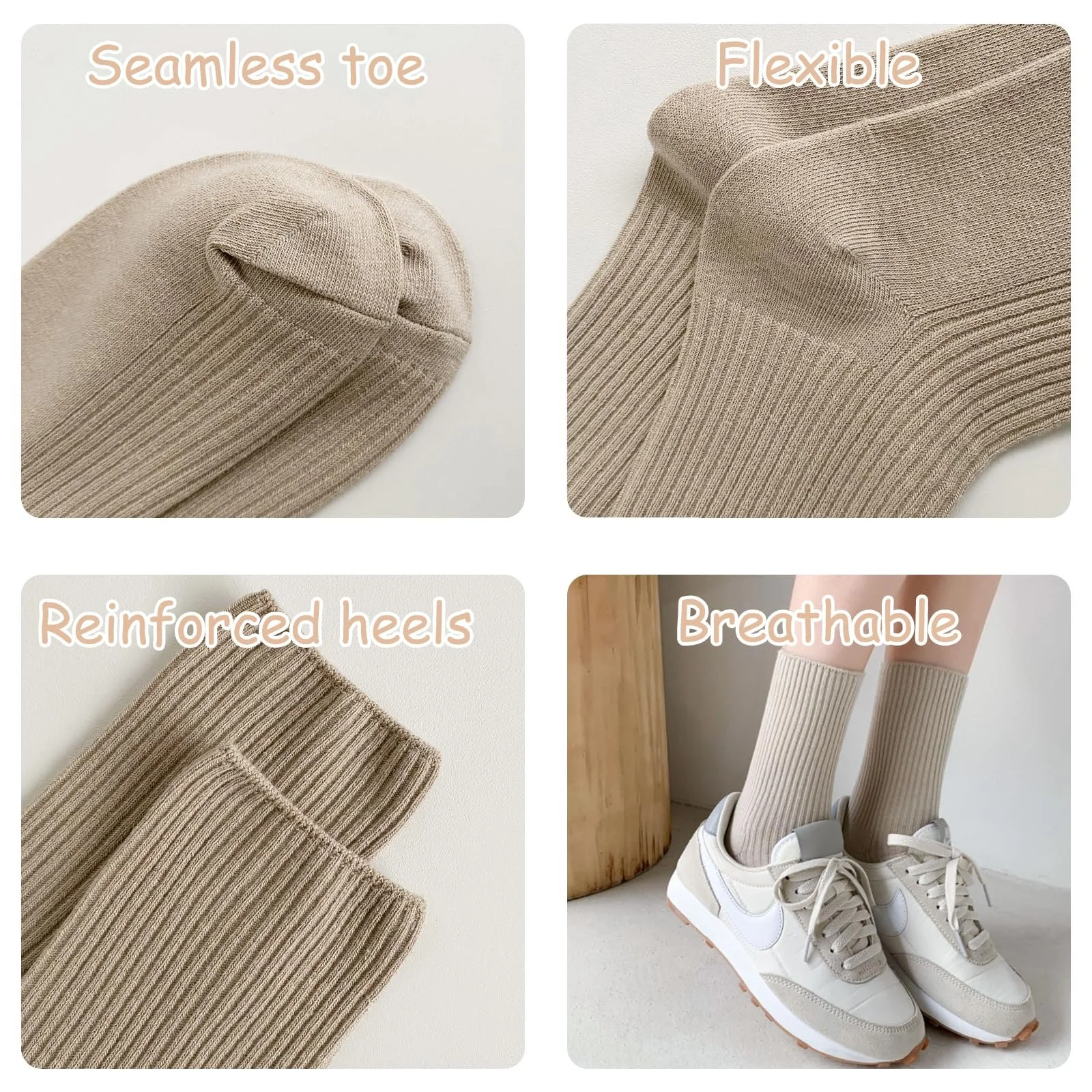 Шкарпетки Жіночі Багатокольорові Бавовняні 6 Пар Розмір 36-40, фото №5