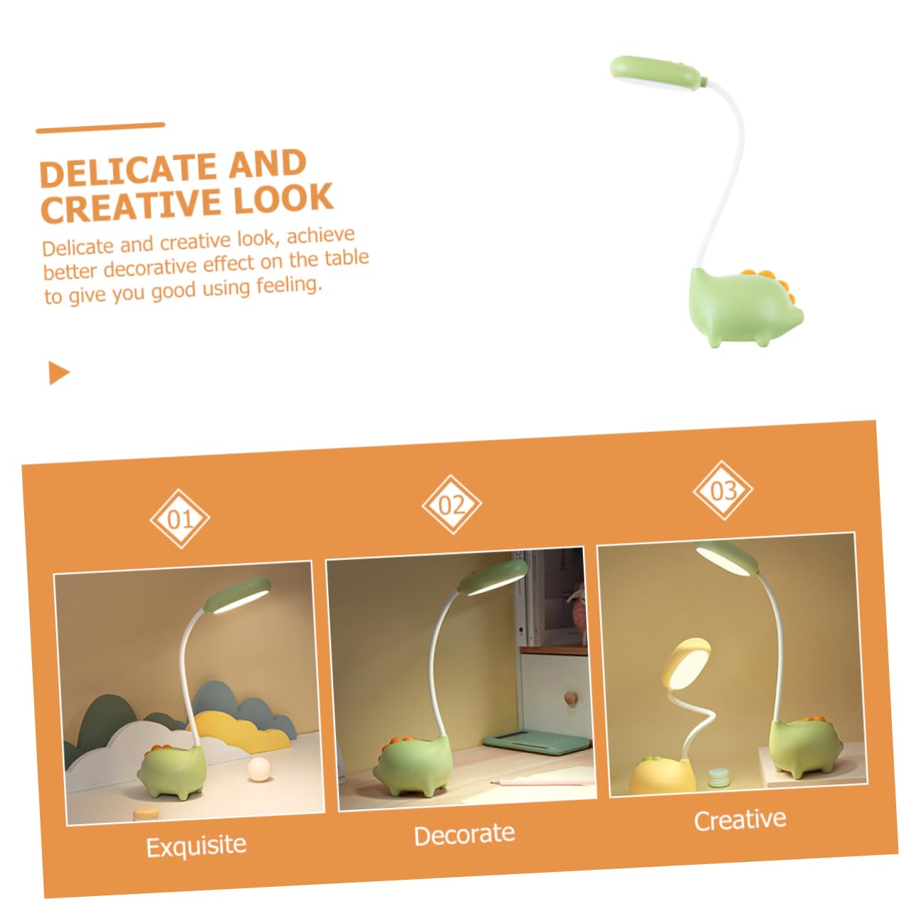 Нічник HOMSFOU Динозавр 5 шт., фото №2