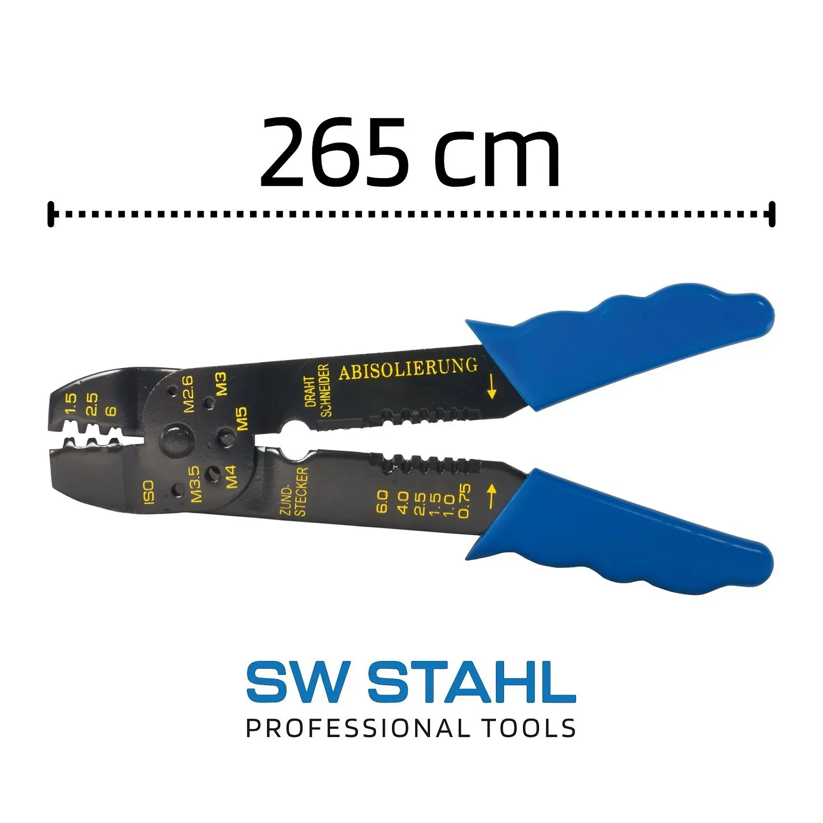 Клещи для кабельных наконечников SW-Stahl для неизолированных наконечников 42501l, фото №6