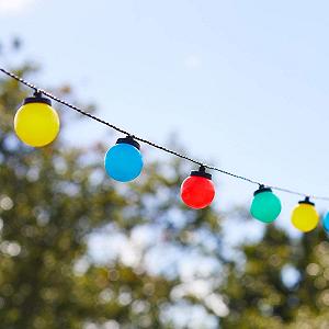 Гирлянда Lights4fun Party 30 LED Разноцветный - Фото 1