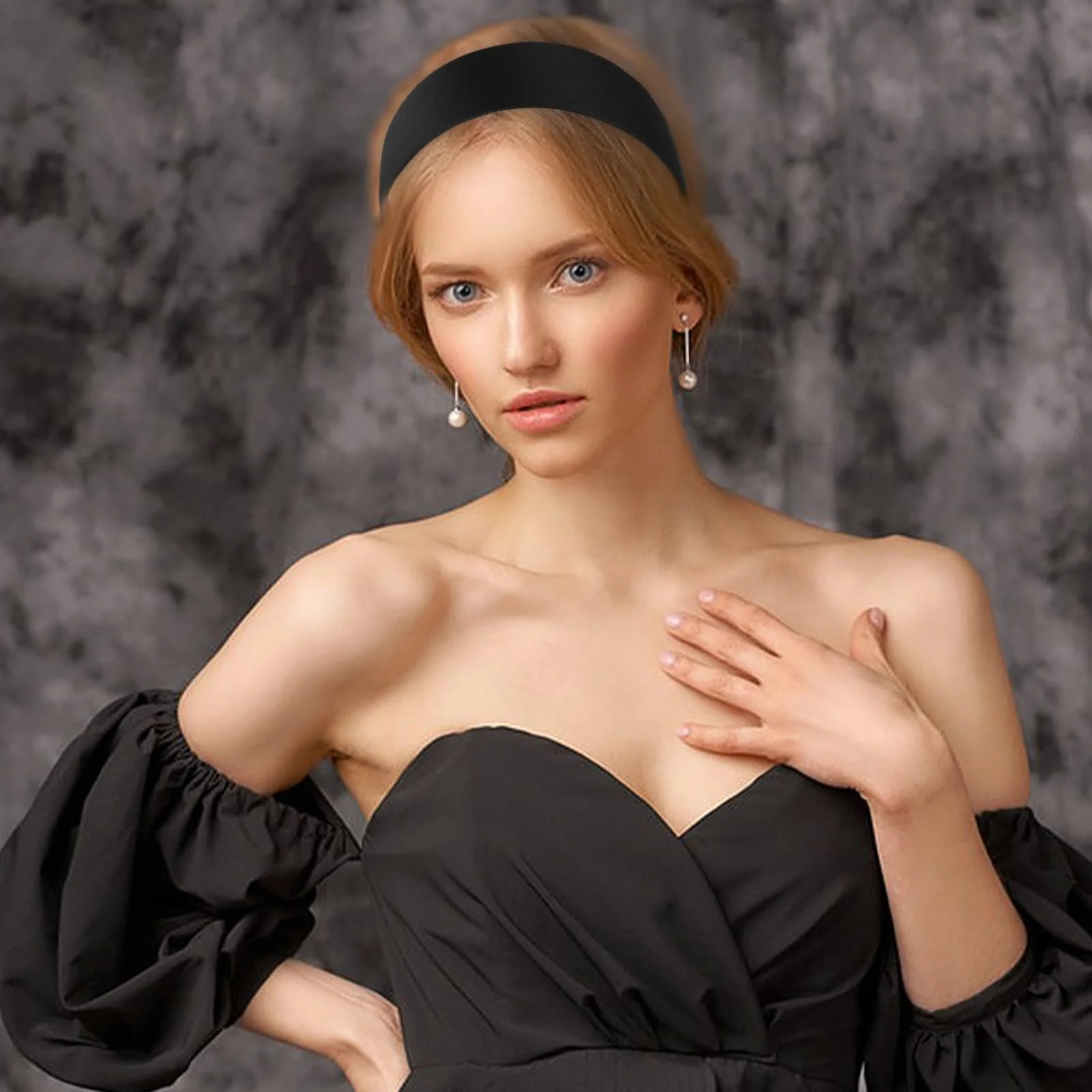 Обруч Атласний WLLHYF 2 шт Широкий 2.5 см, фото №8