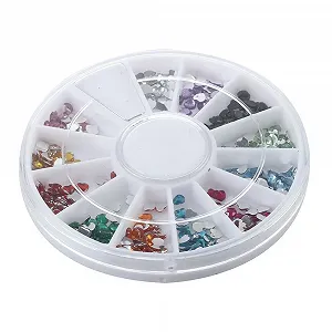 Стразы для ногтей 2 мм 12 цветов synthetic.ua - Фото 1