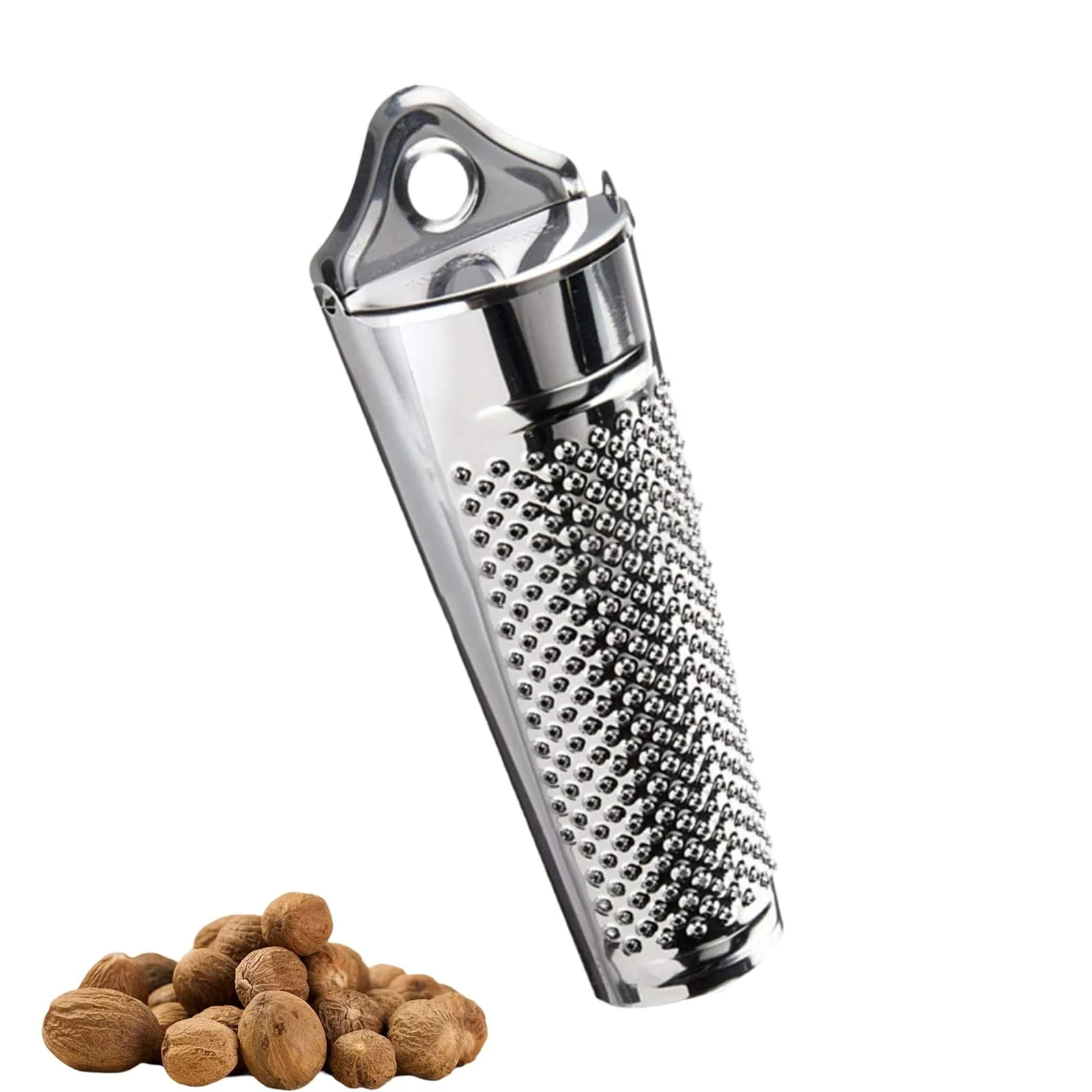 Терка для мускатного горіха з контейнером, Практична, фото №1 Терка для мускатного горіха з контейнером, Практична, фото №1