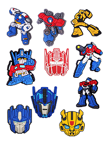 Джибітси Трансформери Transformers Jibbitz 10 шт аксесуари крокс прикраса Dz_167_1 - Фото 1