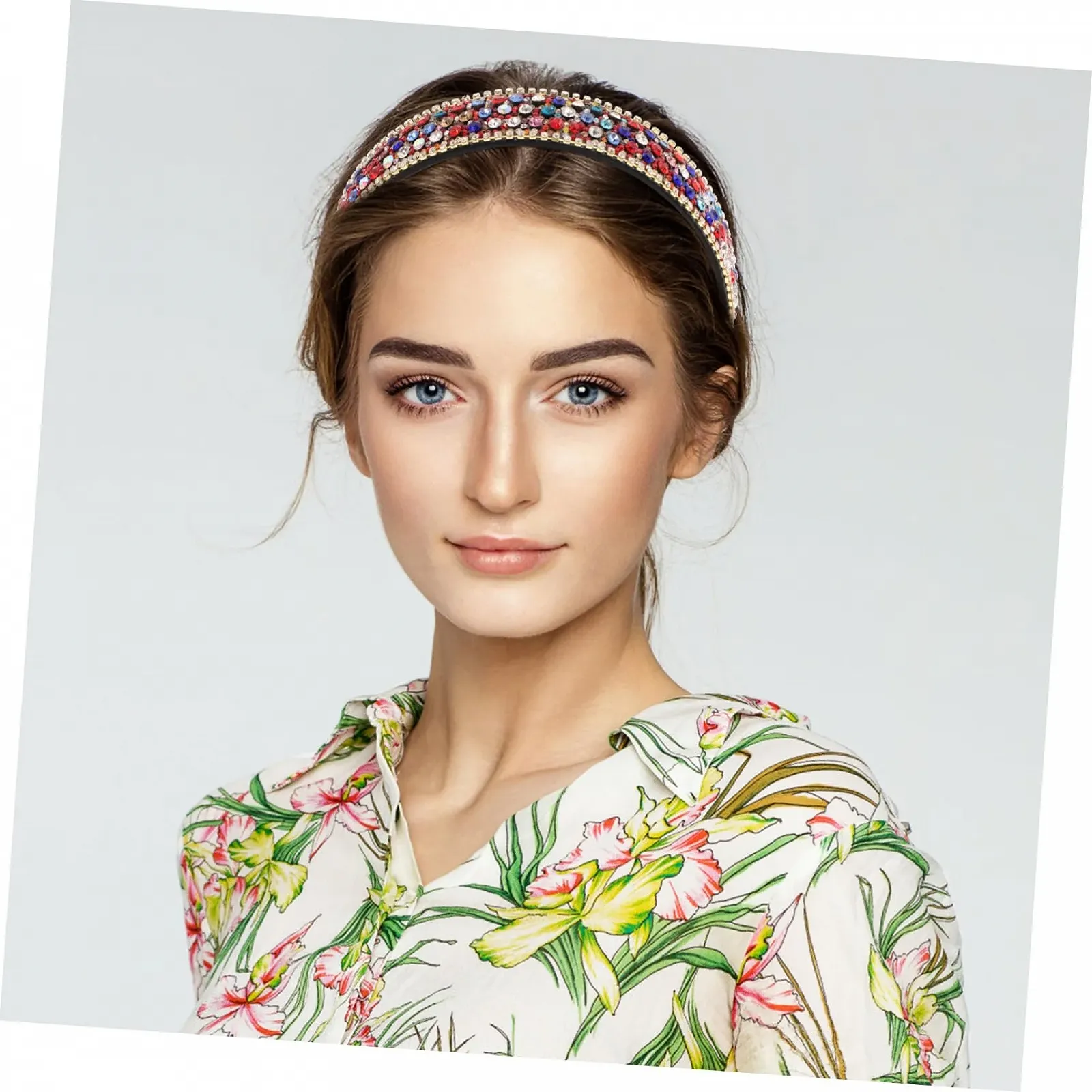 Обруч для волосся Frcolor Жіночий Обруч для волосся з кристалами, фото №9