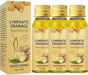Гель для душу Ginger Lymphatic Drainage трав’яний для лімфодренажу 3 шт - Фото 1