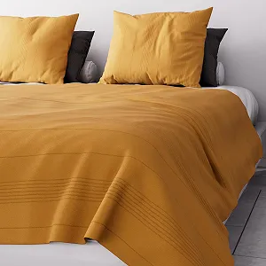 Покривало Soleil d'ocre Adele Polycoton Жовтий, 220 x 240 см - Фото 1