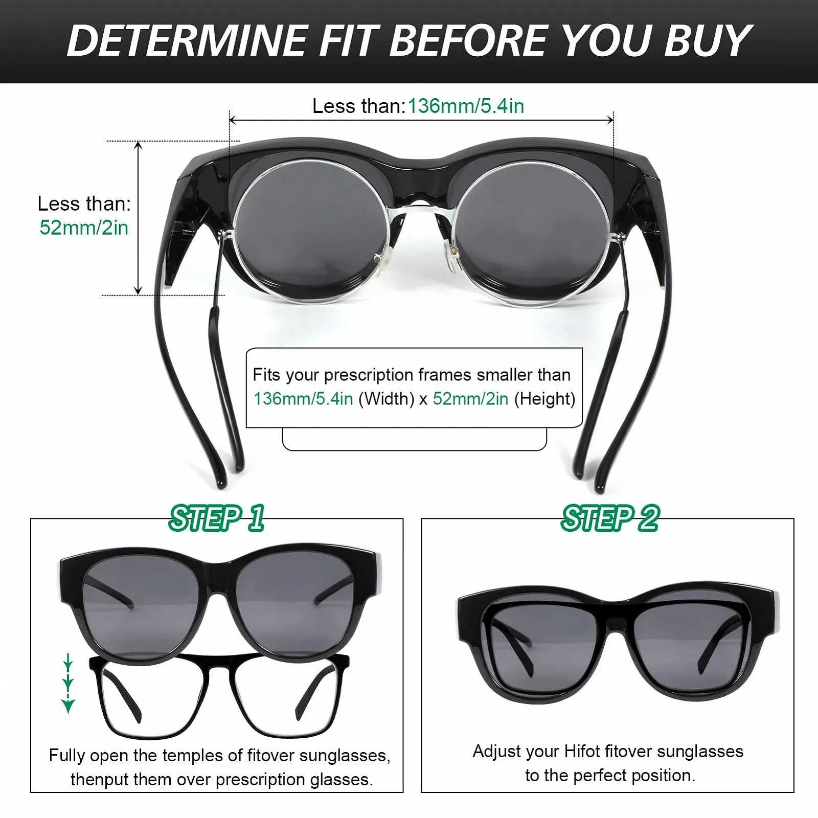 Поляризовані окуляри Hifot для чоловіків та жінок, із захистом UV400, фото №2