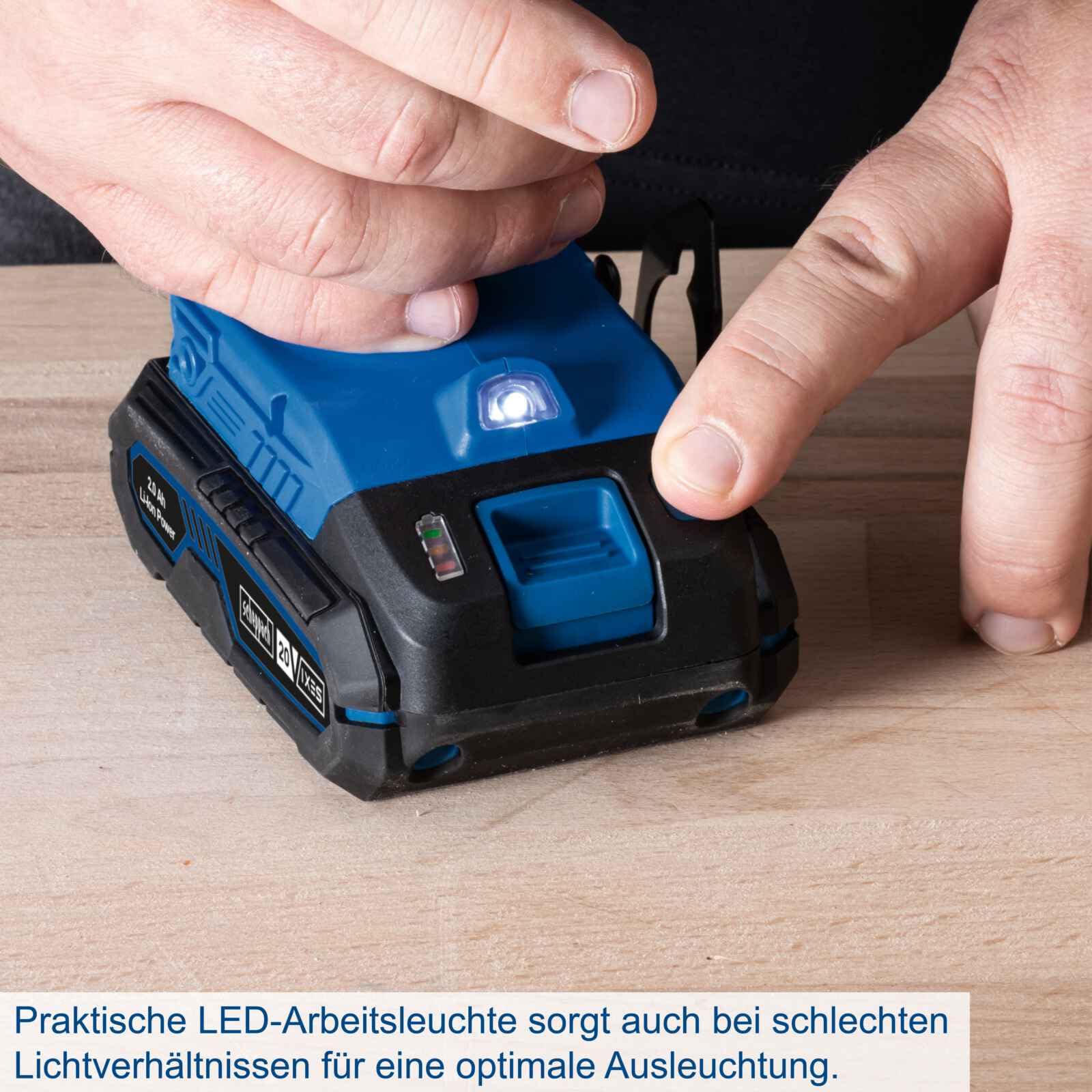 Мастерская Scheppach C-DTB74/2-X Шуруповерт Аккумуляторный 1.5-13 мм 50 Нм Без Ударной Функции Черный, фото №5