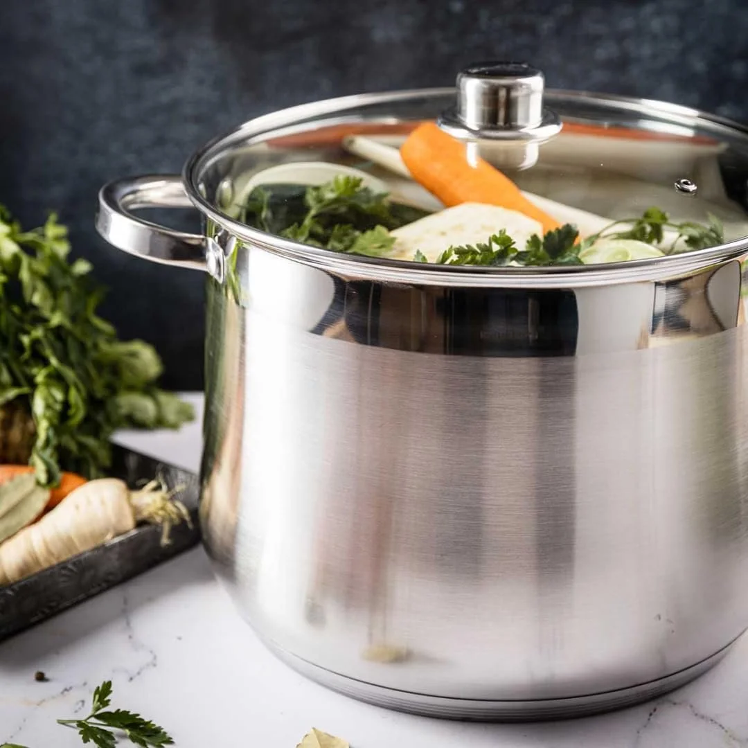 Кастрюля Premium Pot 26 x 21 см из нержавеющей стали с крышкой 10.7 л, фото №9