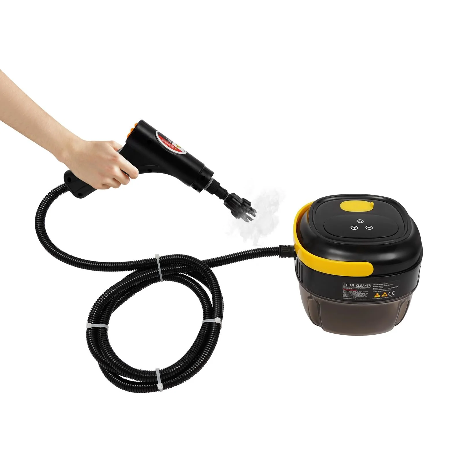 Ручний пароочисник 1500 Вт 220 В 6 рівнів 105 °C 3 бар 1700 мл, фото №8