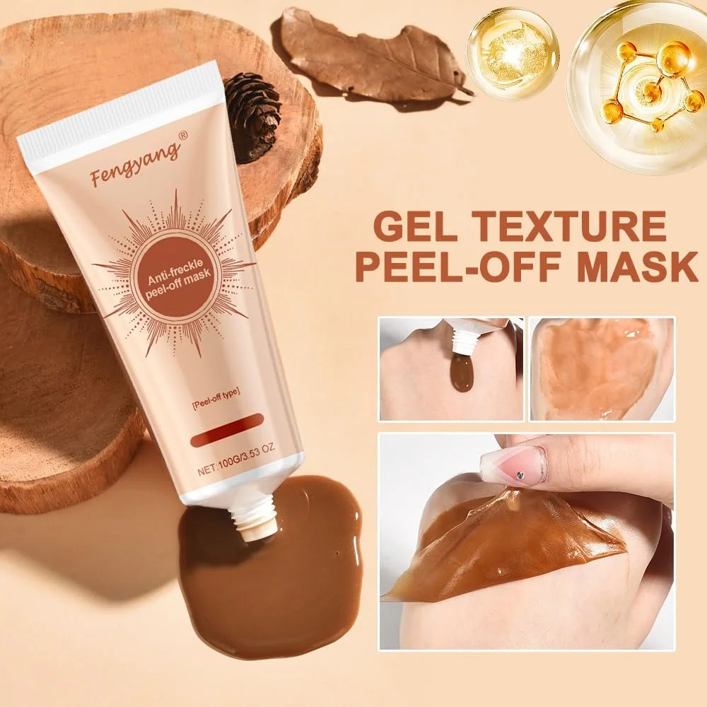 Маска для обличчя Fengyang з ефектом пілінгу для видалення плям, трав'яна, фото №4