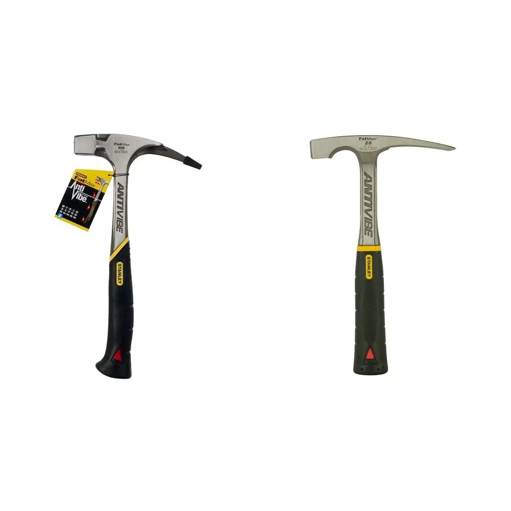 Молоток кровельщика и молоток каменщика Stanley FatMax Antivibe 1-51-937 1-54-022 570 г со стальной рукояткой, фото №1 Молоток кровельщика и молоток каменщика Stanley FatMax Antivibe 1-51-937 1-54-022 570 г со стальной рукояткой, фото №1