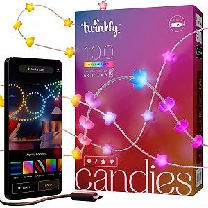 Гірлянда Twinkly Candies Зірка 100 RGB LED 6 метрів Прозорий дріт - Фото 1