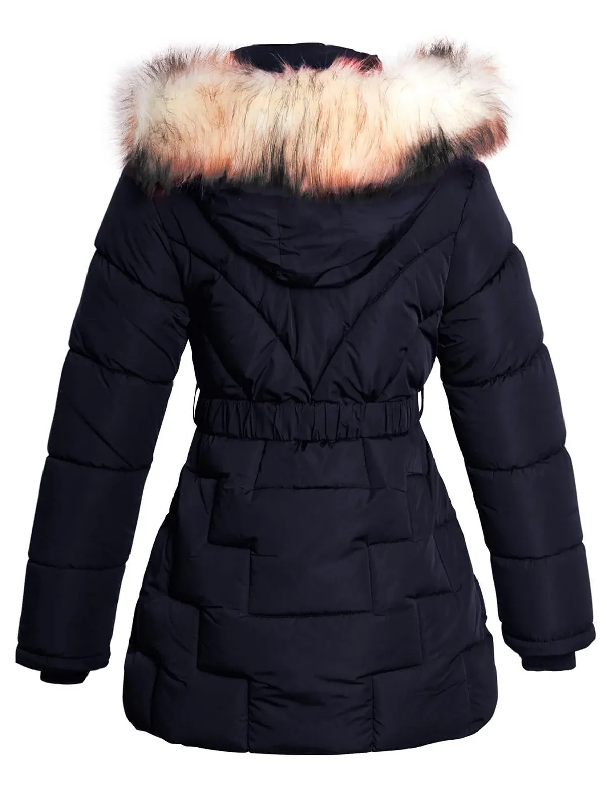 Пальто дитяче SS7 з штучним хутром, фото №2