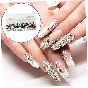 Плоскі стрази minkissy 3 Набори Аксесуари для нігтів synthetic.ua - Фото 1