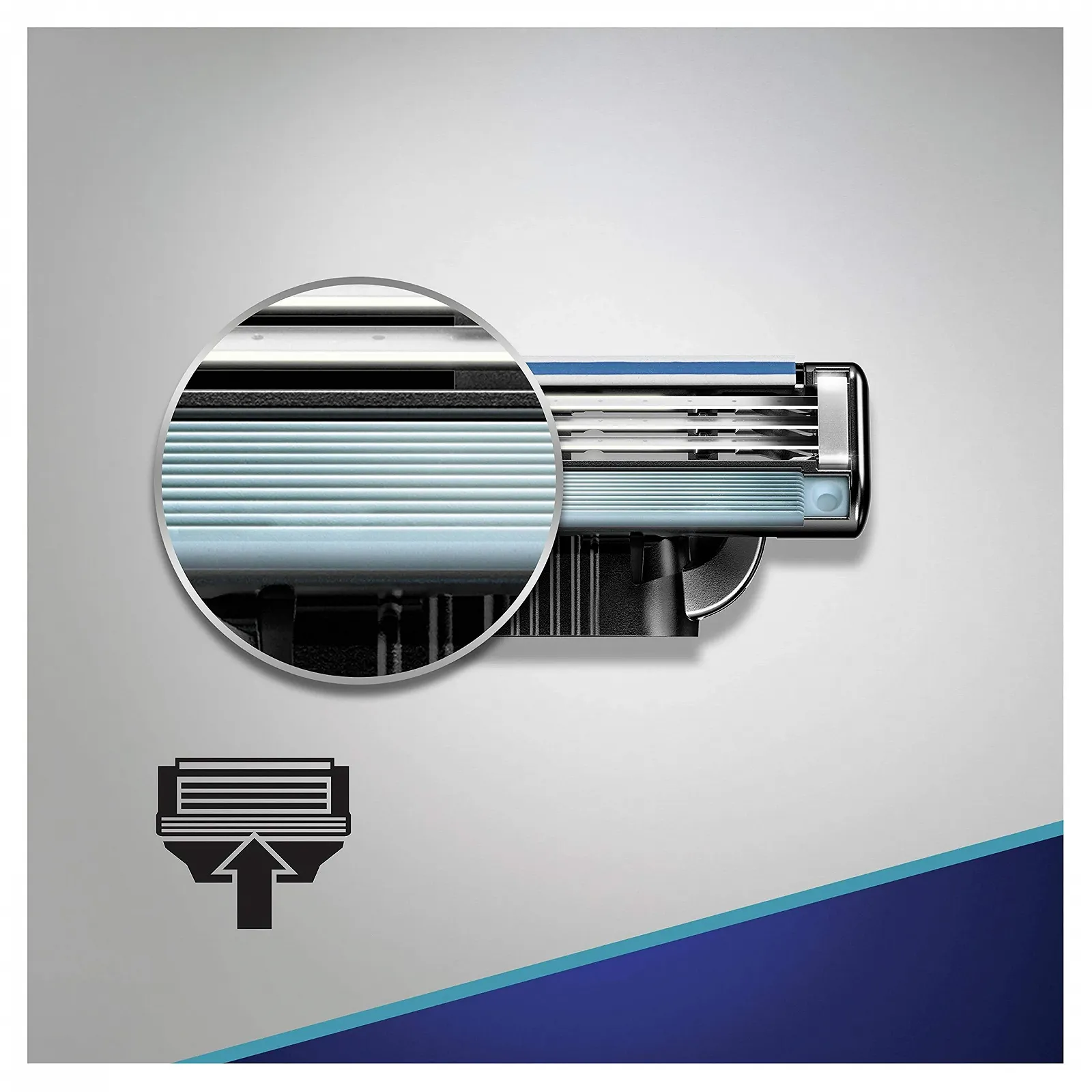 Сменные кассеты для бритья Gillette Mach3 Start 8 шт., фото №7 Сменные кассеты для бритья Gillette Mach3 Start 8 шт., фото №7