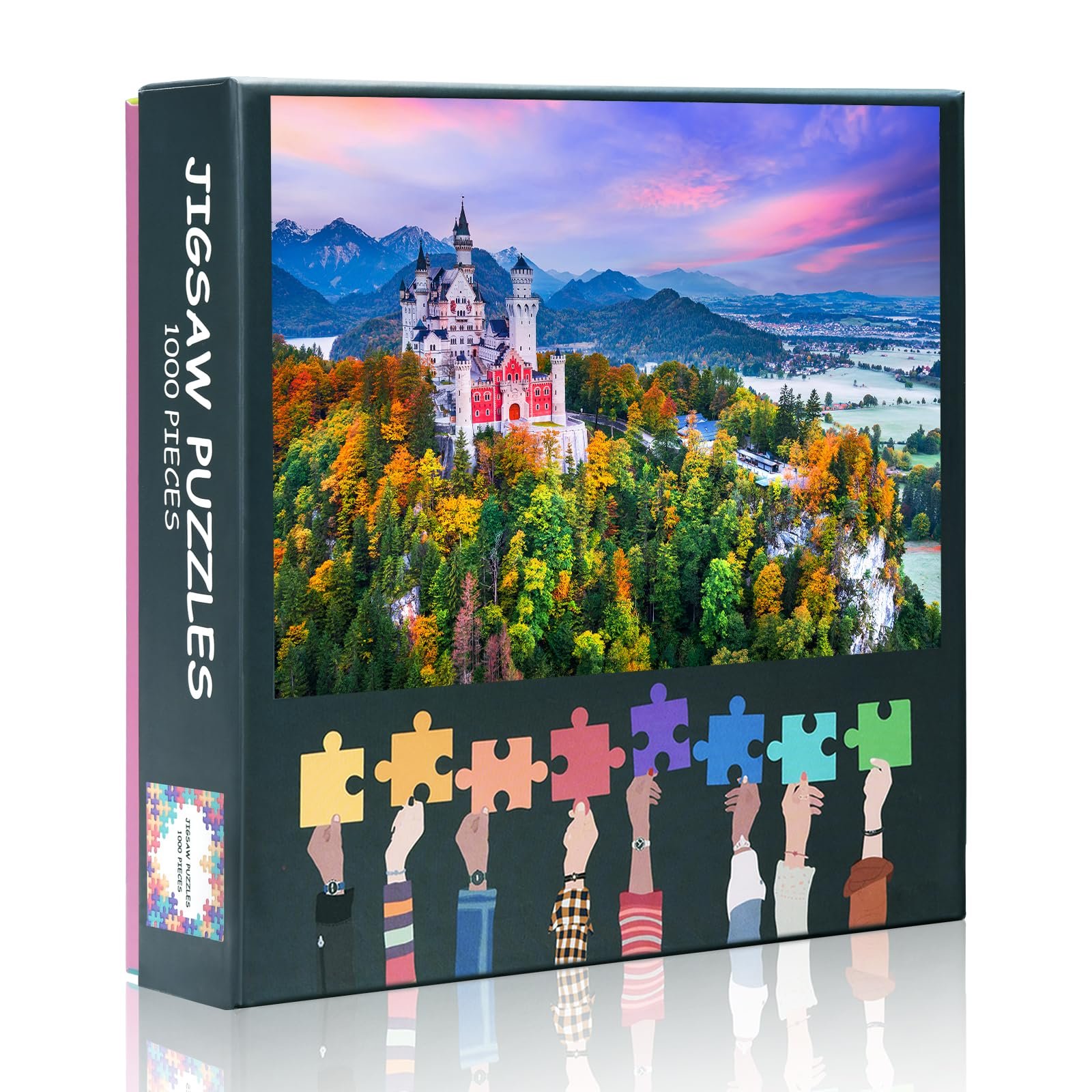 Пазл Замок Нойшванштайн Осінній пейзаж 1000 деталей 50 x 70 см, фото №1