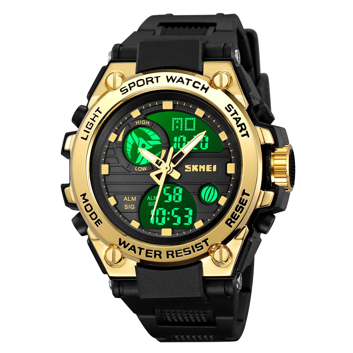 Годинник Skmei 2360BKGD Black-Gold, фото №2