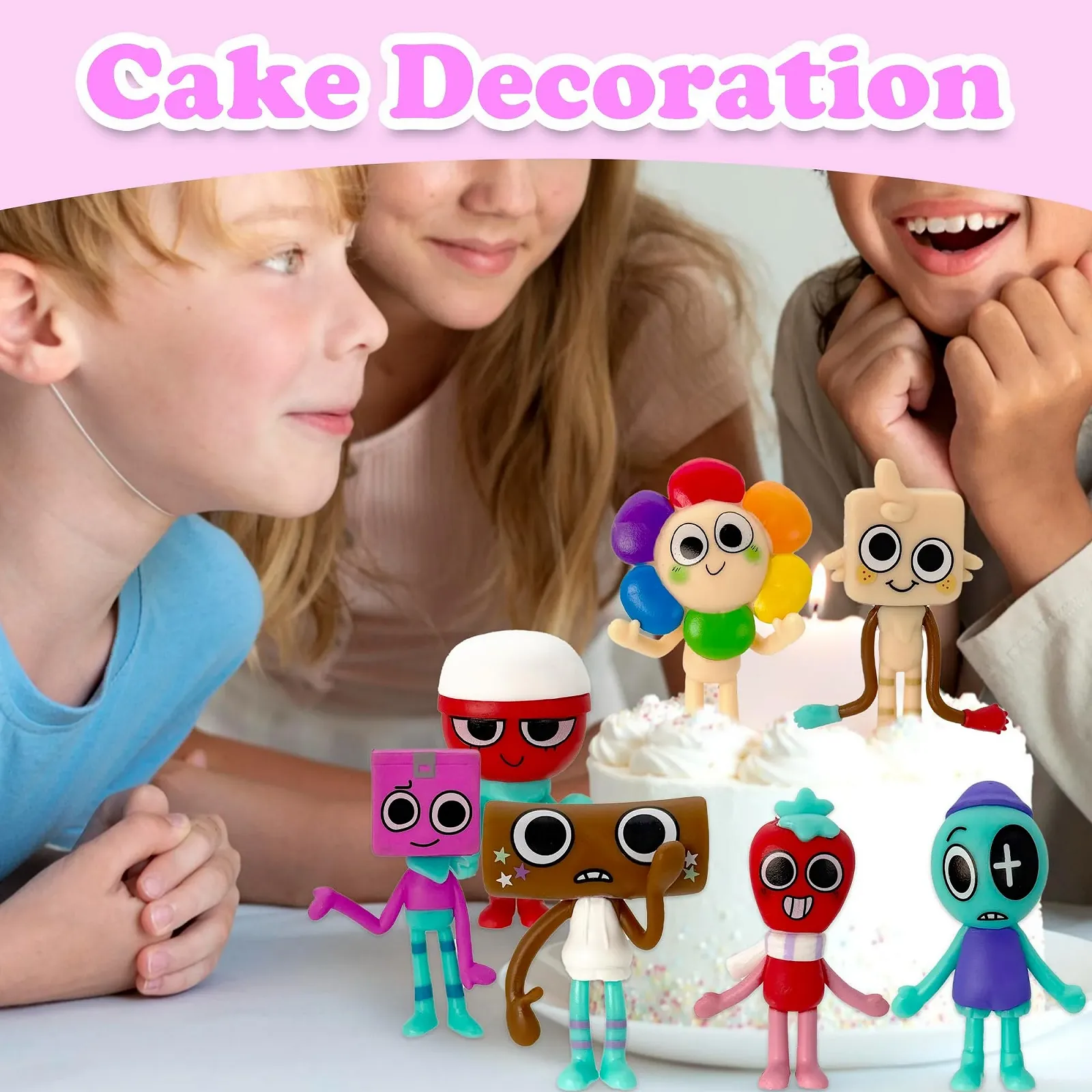 Набір ігрових фігурок Gensly Dandy Toy Figures Dandy/Goob/Vee/Sprout/Astro 8 шт Multi, фото №5