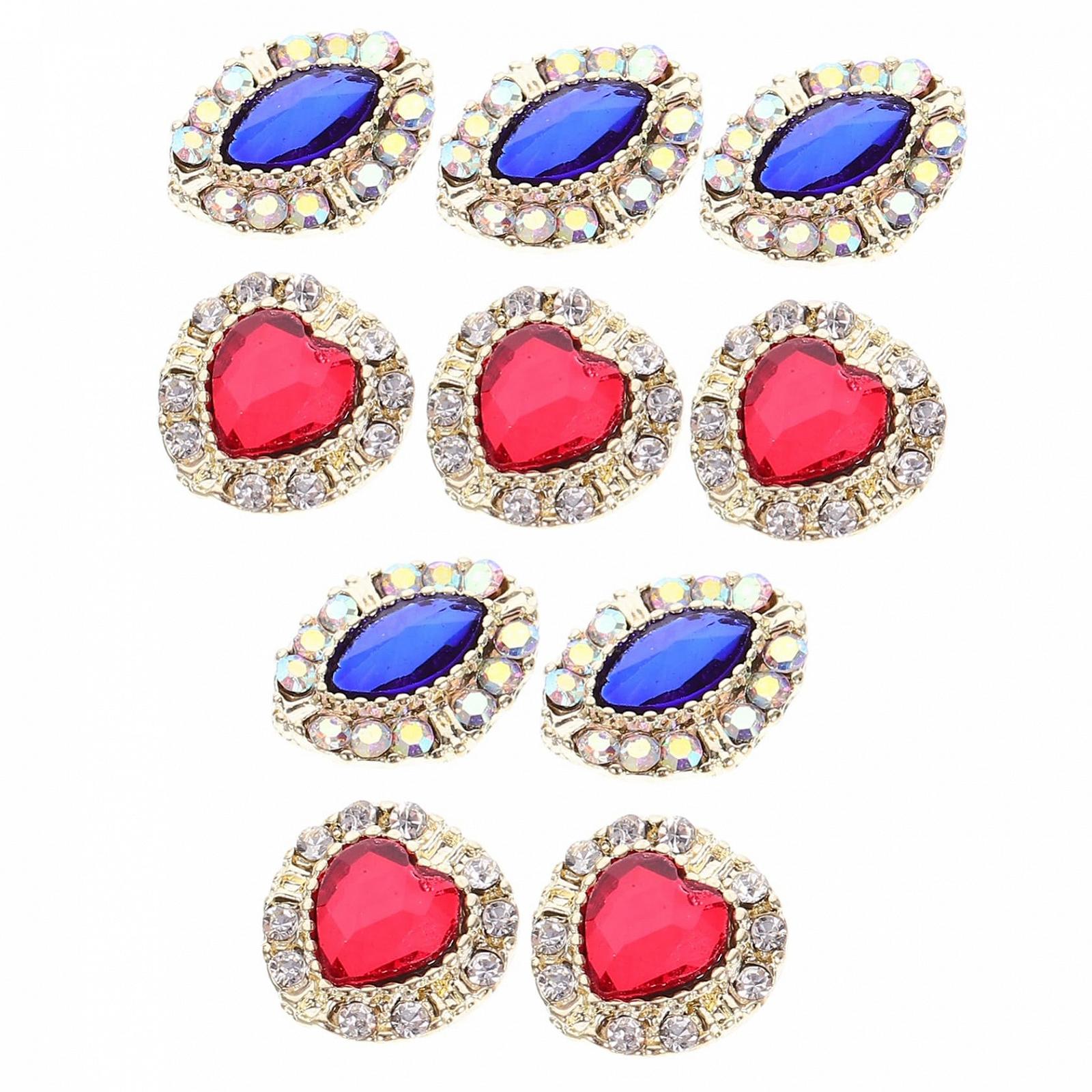 Украшения для ногтей Ipetboom 10 шт. Милые украшения для ногтей из прочного и устойчивого к выцветанию материала для творческого дизайна ногтей для женщин и особых случаев, фото №1