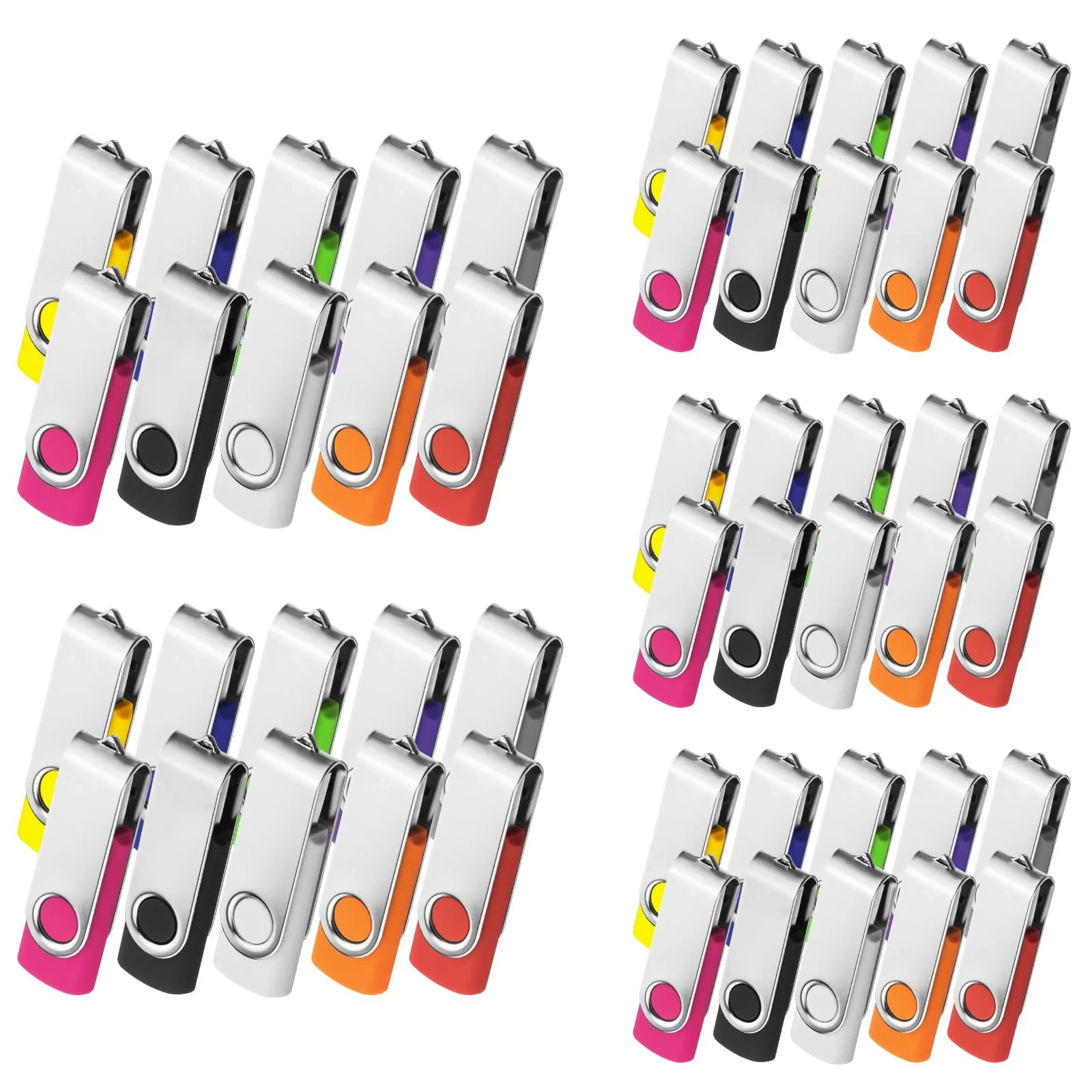 USB-накопичувачі AreTop 1GB 50 шт. USB 2.0 360° Різнокольорові, фото №1 USB-накопичувачі AreTop 1GB 50 шт. USB 2.0 360° Різнокольорові, фото №1