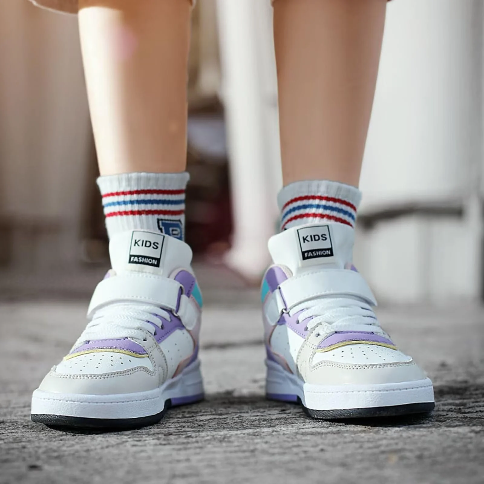 Кроссовки Детские и девочек для занятий в помещении Теннисные Нескользящие для досуга Размер 27-38, фото №7