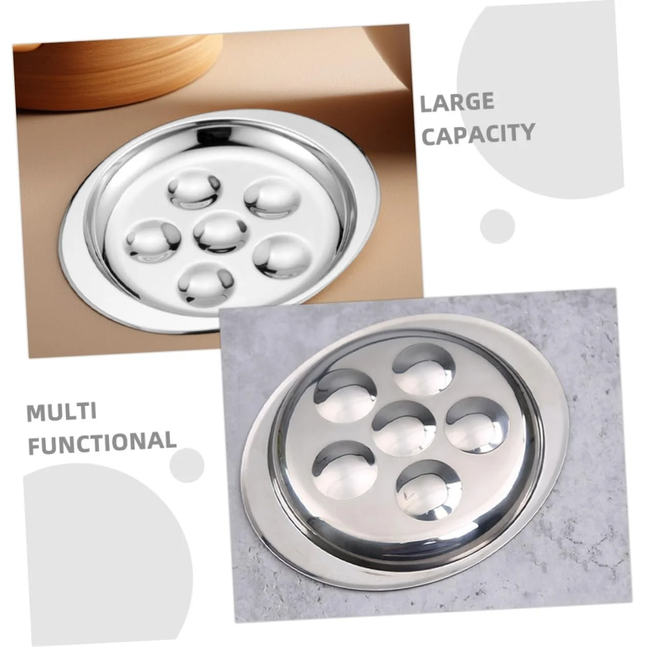 Форма для запікання равликів та яєць на 6 комірок набір 2 шт, фото №3