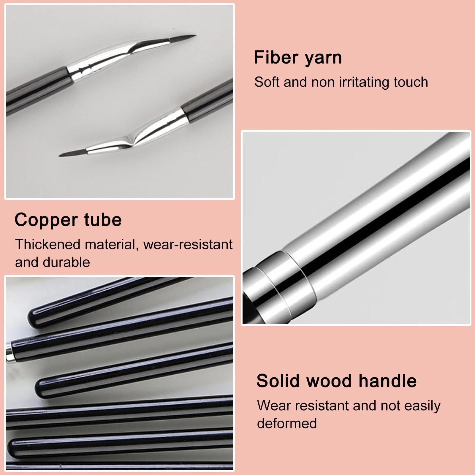 Набір пензлів для підводки SWYSGS 8 Pieces, фото №4 Набір пензлів для підводки SWYSGS 8 Pieces, фото №4