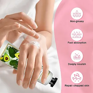 Набор мини-кремов для рук (5 шт.) - Идея подарка для женщин - Интенсивный увлажняющий крем против очень сухой и потрескавшейся кожи рук для праздников, подарочный крем для ухода на День Святого Валентина, День рождения, Рождество synthetic.ua - Фото 1